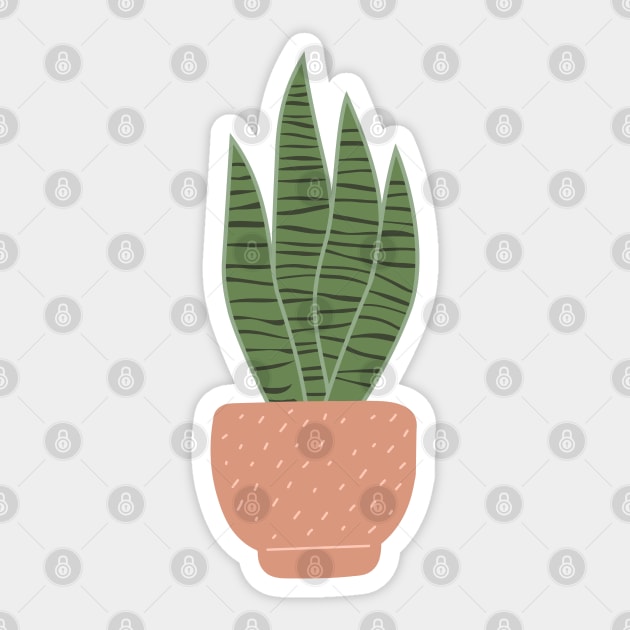 Plant.Hand drawn style Sticker by designgoodstore_2